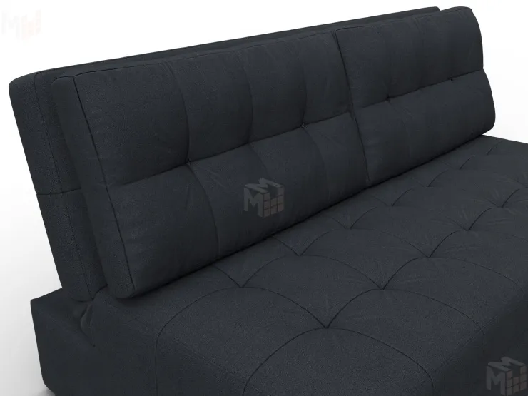 Диван прямой Лига-107 (160) ( JOLY 16 темно-серый )