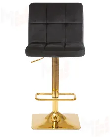 Стул барный DOBRIN GOLDIE (черный велюр (MJ9-101))