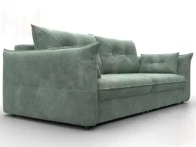 Диван прямой Лига-100 НПБ ( BRUT 08 зеленый )