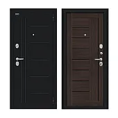 Входная металлическая дверь Проф Букле черное/Wenge Veralinga