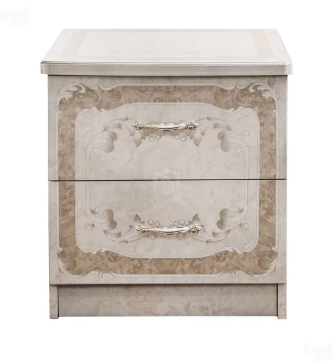 Тумба прикроватная Патрисия крем корень глянец Тумба прикроватная Патрисия крем корень глянец
