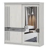 Шкаф-купе №25 (2,0м) Грей Сосна Санторини