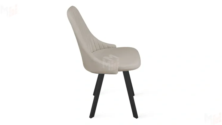 Стул Франк (паук) исп. 2 - ДП2-30 Черный матовый/Catania Ivory (бежевый)