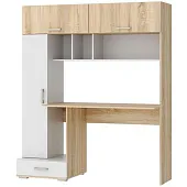 Компьютерный стол ПКС-1 сонома/белый Компьютерный стол ПКС-1 сонома/белый