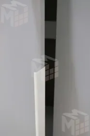 Шкаф 2-х створчатый Урбан-21 Лайт Грей Софт/Белый Шелк