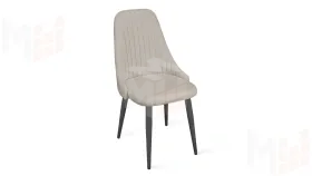 Стул Франк (конус) исп. 2 - ДП2-30 Графит/Микровелюр Catania Ivory (бежевый)