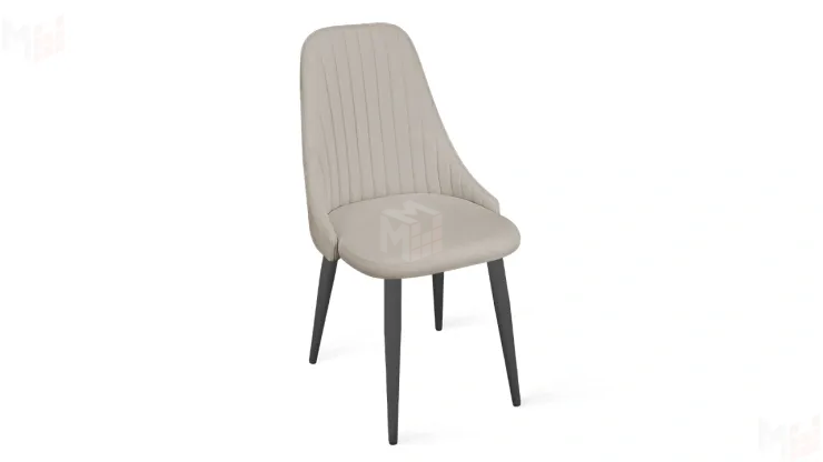 Стул Франк (конус) исп. 2 - ДП2-30 Графит/Микровелюр Catania Ivory (бежевый)