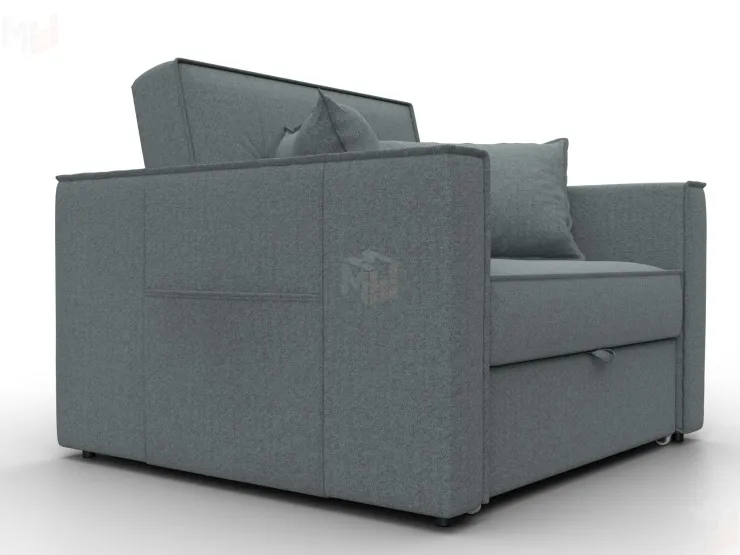 Кресло-кровать Лига-104 (80) ( Амур 07 серый )