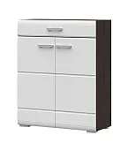 Комод для прихожей Вегас венге - белый глянец Комод для прихожей Вегас венге - белый глянец