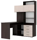 Компьютерный стол ПКС-11 Дуб Венге цаво - Дуб Белфорт Компьютерный стол ПКС-11 Дуб Венге цаво - Дуб Белфорт