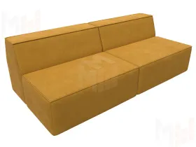 Диван прямой модульный Монс ( BRUT 10 желтый )