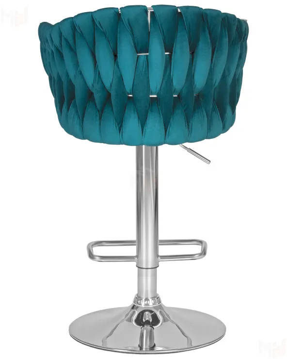 Стул барный DOBRIN MARCEL (морской волны велюр (MJ9-99))