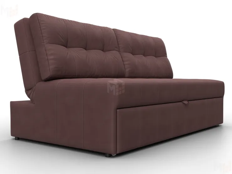 Диван прямой Лига-107 (160) ( JOLY 09 бордовый )