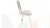 Стул Аспен К3 Белый матовый, Велюр Duna Brilliant