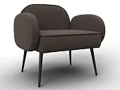 Кресло Лига-086 ( рогожка Амур 05 коричневый )