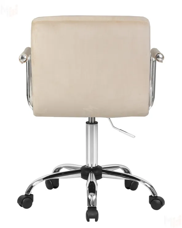 Офисное кресло для персонала DOBRIN TERRY (бежевый велюр (MJ9-10))