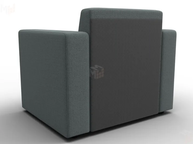 Кресло Лига-093 ( Амур 07 серый )