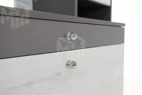 Прихожая Гретта-Эльза 2 Дуб Эльза/Темно-Серый Лофт