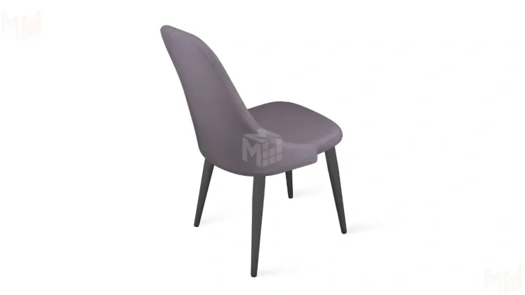 Стул Франк (конус) исп. 2 - ДП2-30 Графит/Микровелюр  Catania Lavender (лавандовый)