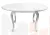 Стол Натали круглый белый глянец Стол Натали круглый белый глянец