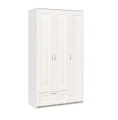 Шкаф Сириус 3 двери 1 ящик, белый (высота 220 см) Шкаф Сириус 3 двери 1 ящик, белый (высота 220 см)