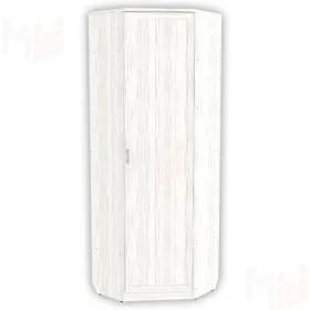 Шкаф угловой со штангой и полками 402