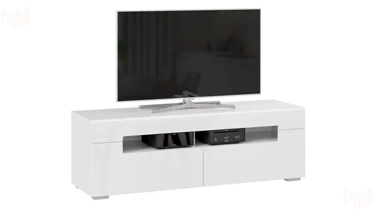 Тумба для ТВ Фьюжн - ТД-260.03.12 Белый, Белый глянец Тумба для ТВ Фьюжн - ТД-260.03.12 Белый, Белый глянец