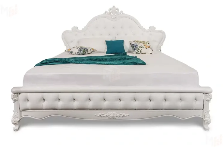 Кровать Мишель 180х200 см с подъёмным механизмом белый матовый Кровать Мишель 180х200 см с подъёмным механизмом белый матовый