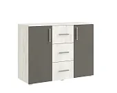 Комод Фиеста New 3 ящика, 2 двери Комод Фиеста New 3 ящика, 2 двери