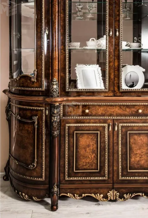 Сервант Джоконда 5-ств корень дуба глянец