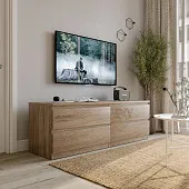 2.05.02.030.3 МАЛЬТА комод 4 ящика 160х54 сонома RU 2.05.02.030.3 МАЛЬТА комод 4 ящика 160х54 сонома RU