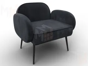 Кресло Лига-086 ( велюр TOWER 11 темно-серый )