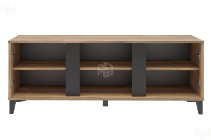 Тумба под ТВ Богемия 463.04 Дуб барокко/Бежевый