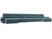 Диван П-образный с полками Лига-053 НПБ МегаЛонг