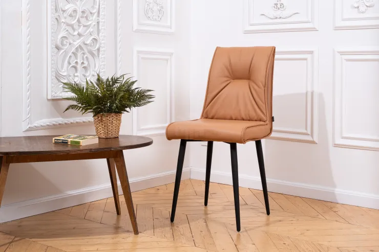 Стул Сенатор кожзам коричневый Стул Сенатор кожзам коричневый