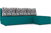 Угловой диван Рим Зеленый