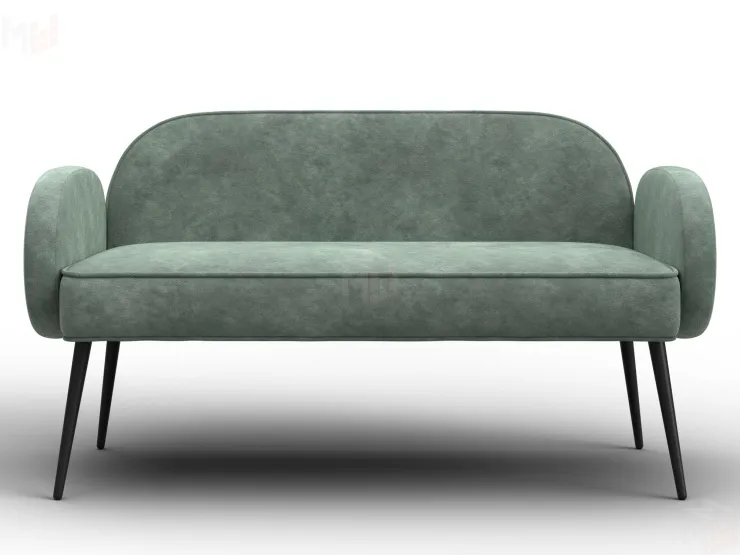 Диван прямой Лига-086 ( BRUT 08 зеленый )