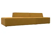 Диван прямой модульный Монс Модерн левый ( BRUT 10 желтый )