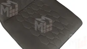 Стул Хьюго К2 Белый матовый, Велюр Confetti Stone