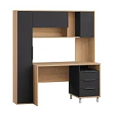 Стол рабочий Комфорт 12.95 N Дуб сонома, Темно - серый Стол рабочий Комфорт 12.95 N Дуб сонома, Темно - серый