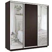 Шкаф-купе Экспресс трио (2 зеркала) 2100 Венге