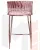Стул барный DOBRIN EMMA ROSE GOLD (розовый велюр (VF-10))