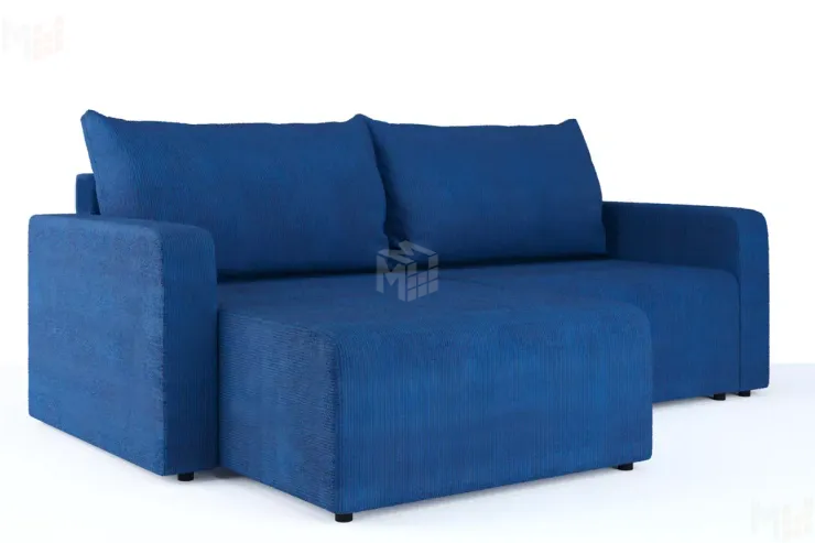 Угловой диван-кровать Брайтон Синий