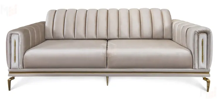 Диван Замира 3х местный бежевый