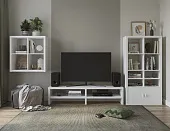 S00029 Фора 4 стеллаж 76х76х38, белый S00029 Фора 4 стеллаж 76х76х38, белый