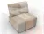 Кресло-кровать Лига-107 (80) ( SEVEN 729 бежевый )