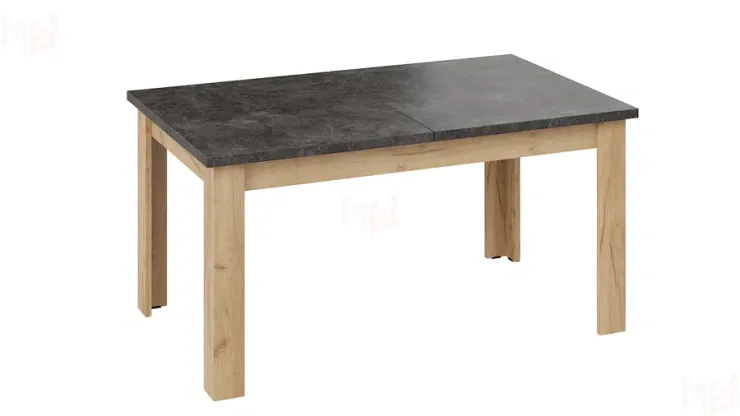 Стол обеденный Ванкувер тип 1  Дуб Крафт золотой, Ателье темное