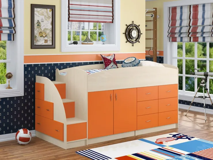 Кровать чердак Дюймовочка 4