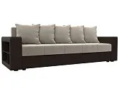 Диван прямой Дубай Лайт полки слева