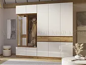 Прихожая Роджина-2 (белый глянец) Прихожая Роджина-2 (белый глянец)